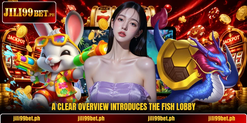 A clear overview introduces the Fish lobby A clear overview introduces the Fish lobby