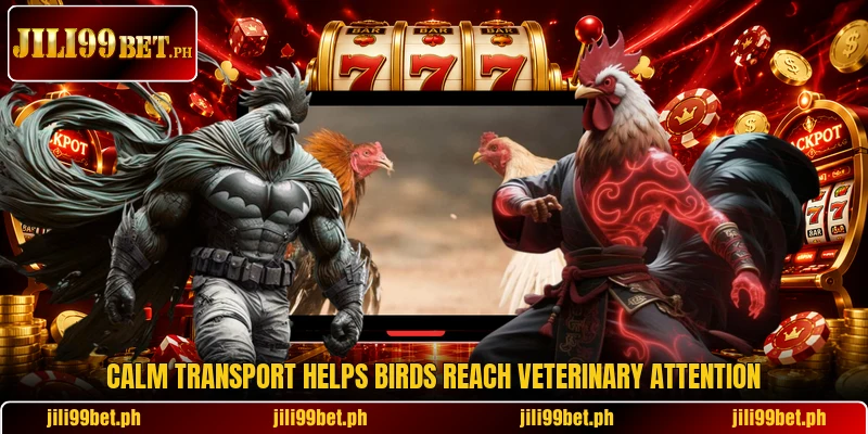 Calm transport helps birds reach veterinary attention