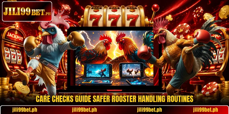 Care checks guide safer rooster handling routines Care checks guide safer rooster handling routines