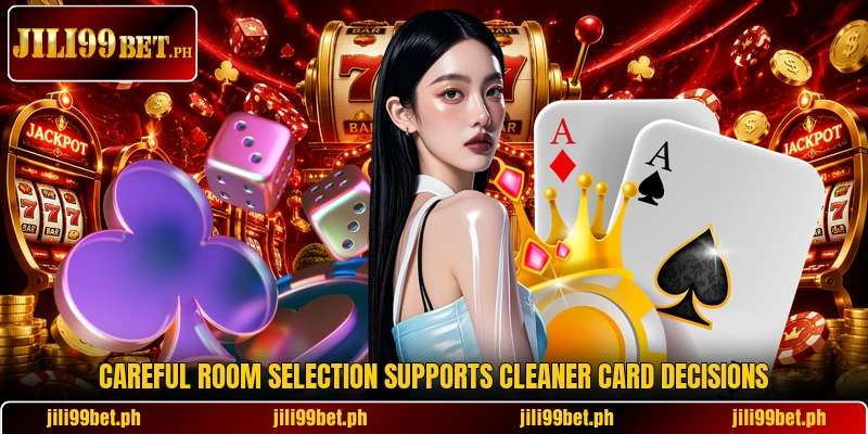 Careful room selection supports cleaner card decisions