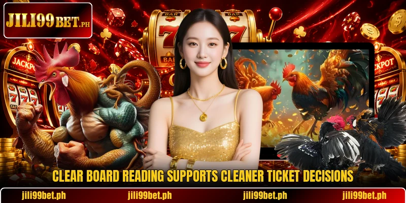 Clear board reading supports cleaner ticket decisions Clear board reading supports cleaner ticket decisions