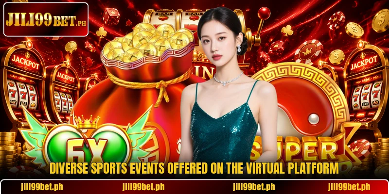 Diverse sports events offered on the virtual platform