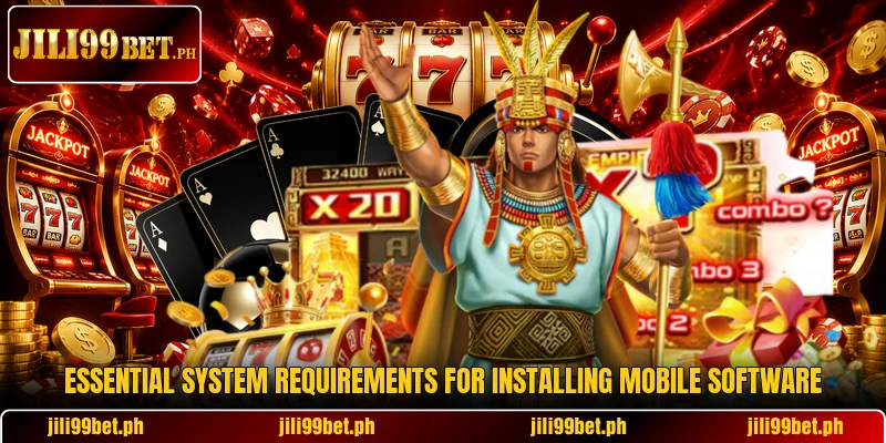 Essential system requirements for installing mobile software