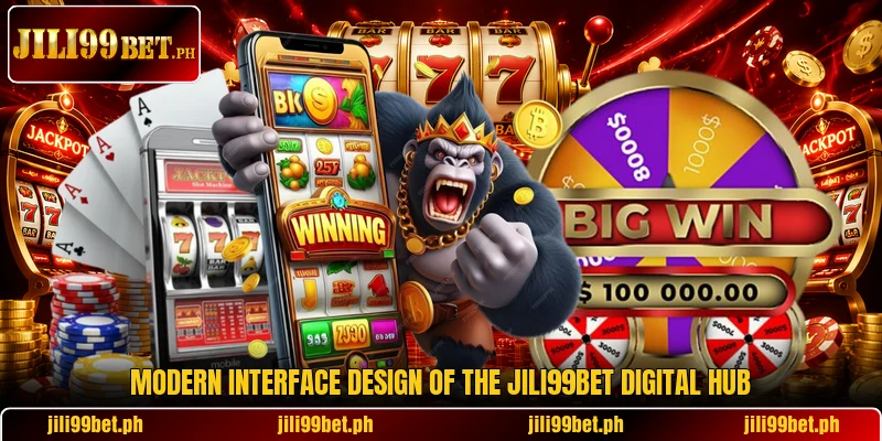 Modern interface design of the Jili99Bet digital hub