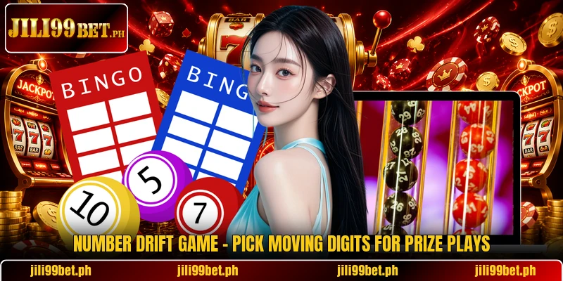 Number Drift Game - Pick Moving Digits For Prize Plays