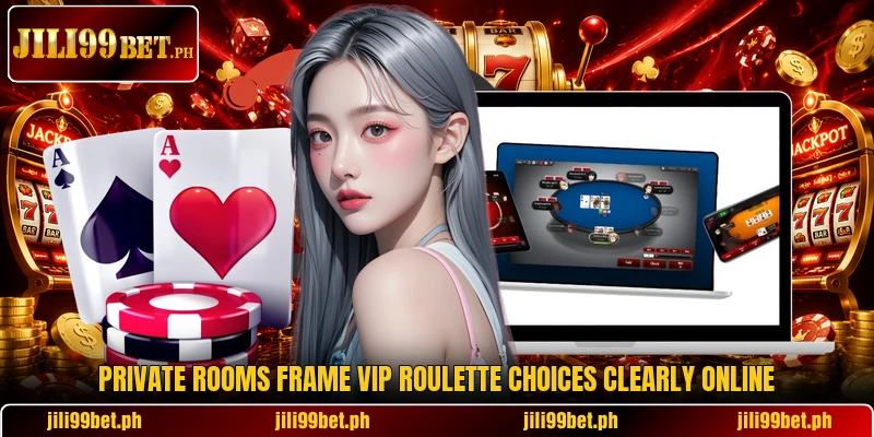 Private rooms frame VIP Roulette choices clearly online