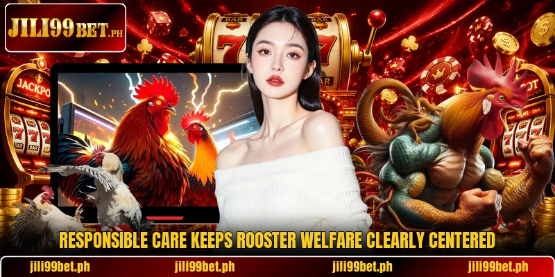 Responsible care keeps rooster welfare clearly centered Responsible care keeps rooster welfare clearly centered