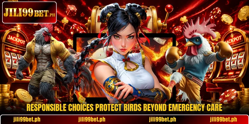 Responsible choices protect birds beyond emergency care