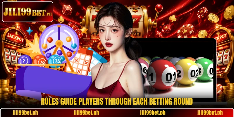 Rules guide players through each betting round Rules guide players through each betting round