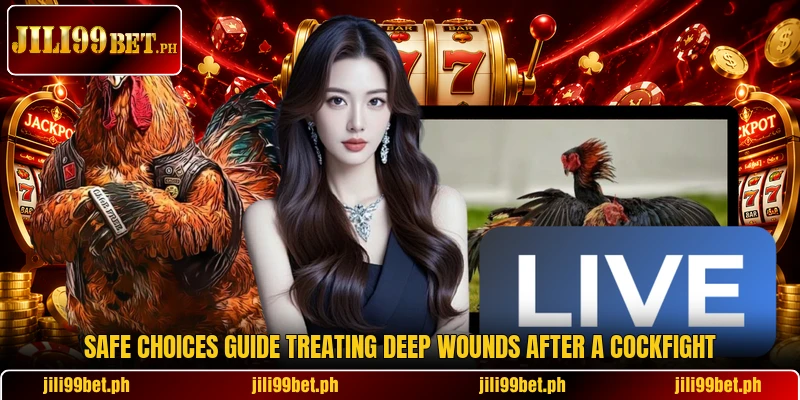 Safe choices guide treating deep wounds after a cockfight