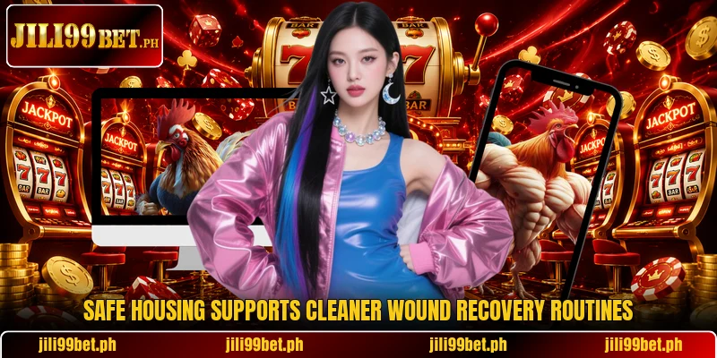 Safe housing supports cleaner wound recovery routines Safe housing supports cleaner wound recovery routines